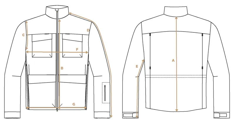 Paramo Halkon Traveller Jacket Mens Size Guide