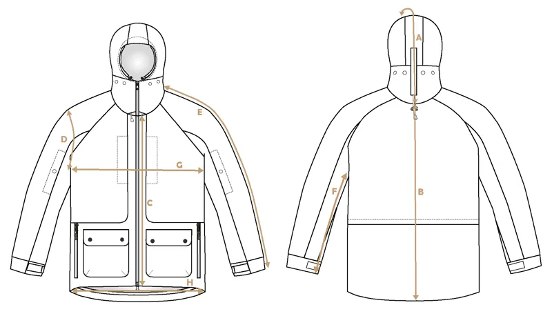 Paramo Halkon Jacket Mens Size Guide