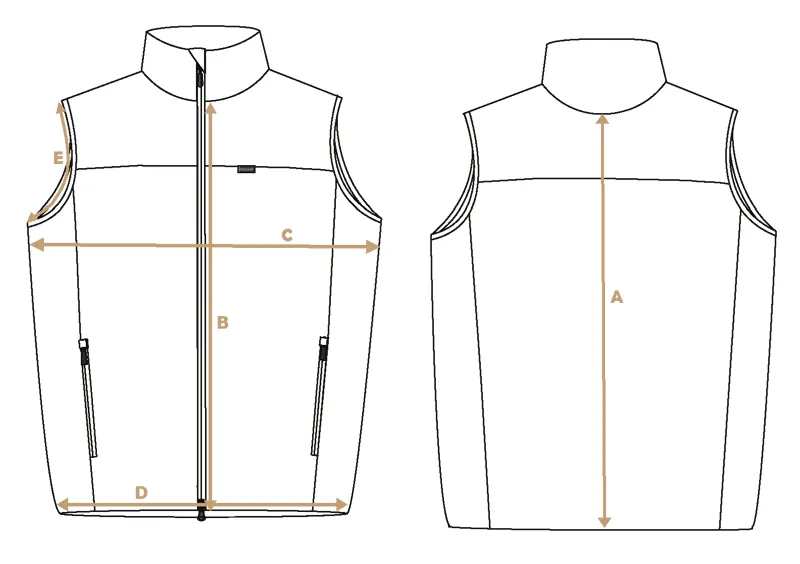 Paramo Mens Size Guide