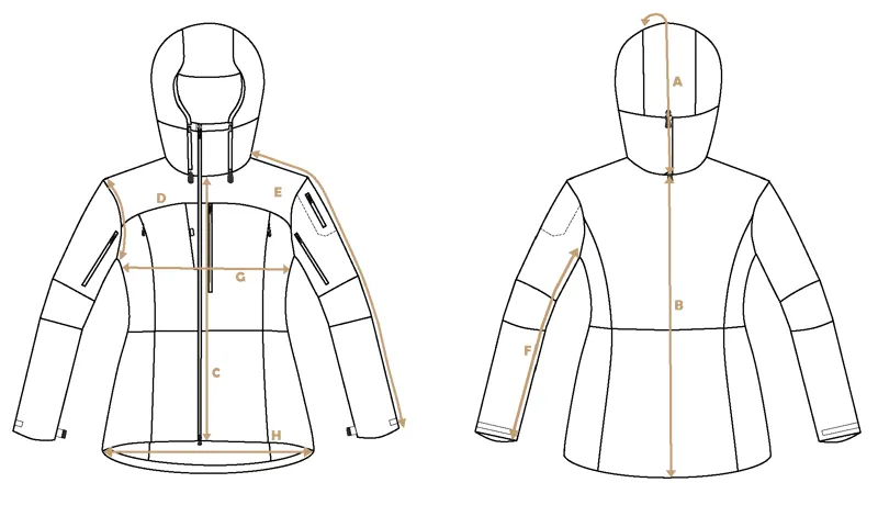 Paramo Womens Size Guide