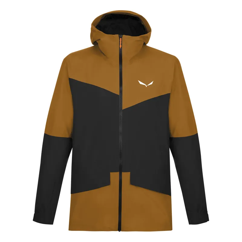 Salewa Puez GTX 2L Mens Jacket in Golden Brown