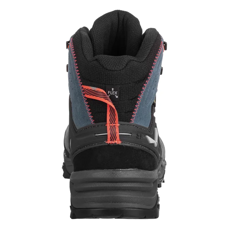 Salewa Alp Trainer 2 Mid GTX Womens in Java Blue/Fluro Coral-3
