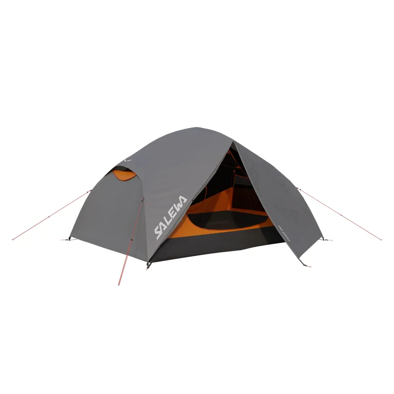 Salewa Puez 2P Tent in Alloy/Burnt Orange