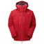 Keela Pinnacle Waterproof Jacket Mens in Rescue Red