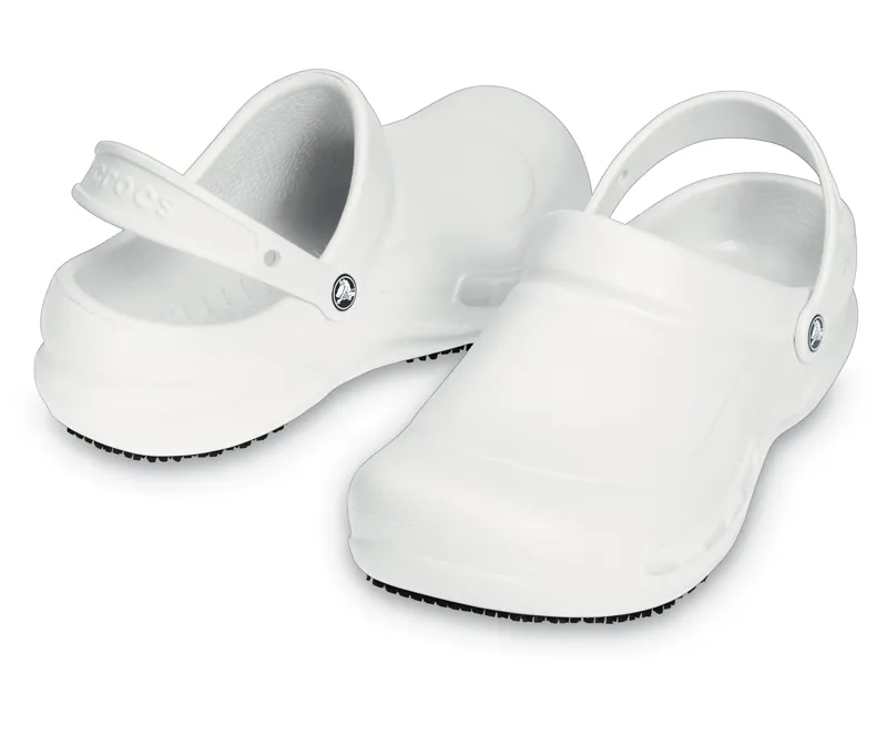 Crocs Unisex Bistro Clog in White Size UK11-1