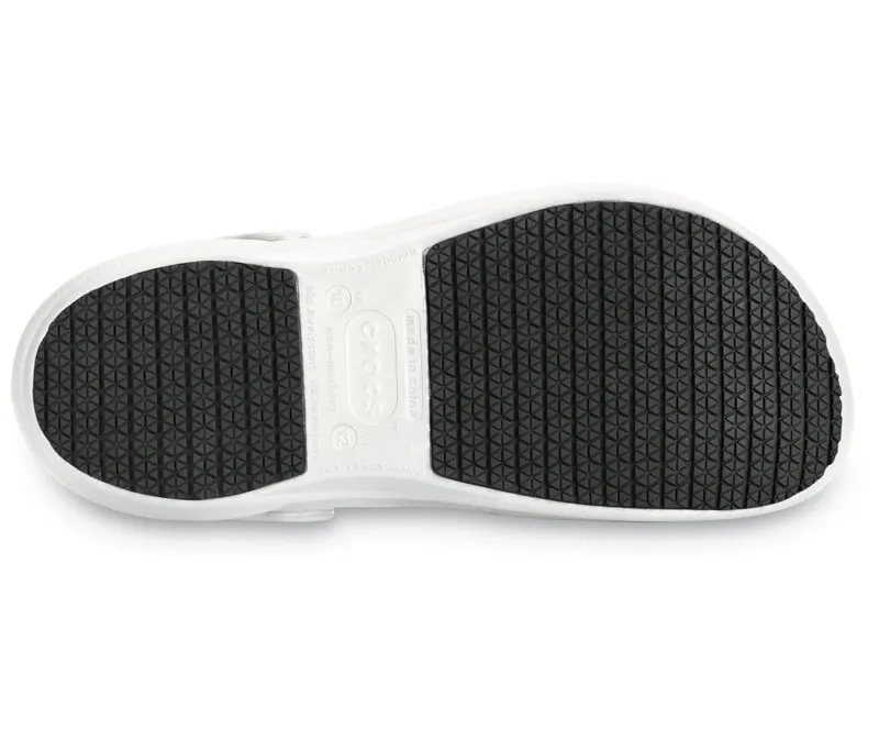 Crocs Unisex Bistro Clog in White Size UK11-3