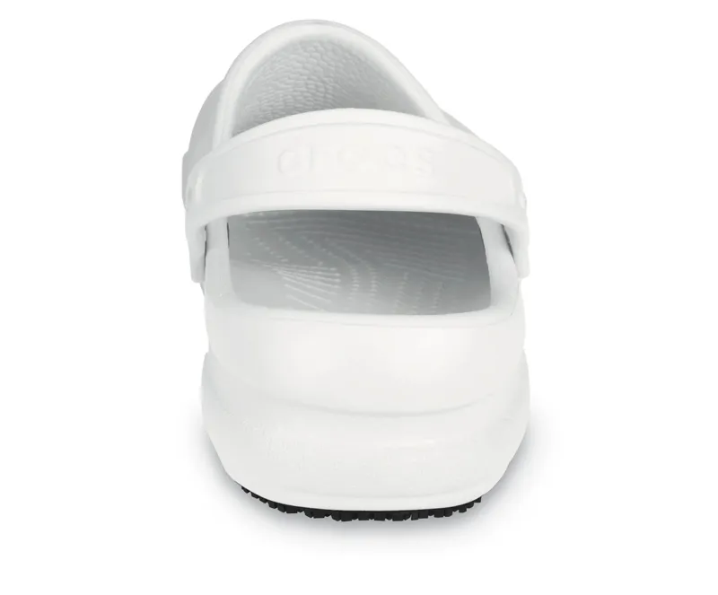 Crocs Unisex Bistro Clog in White Size UK11-5
