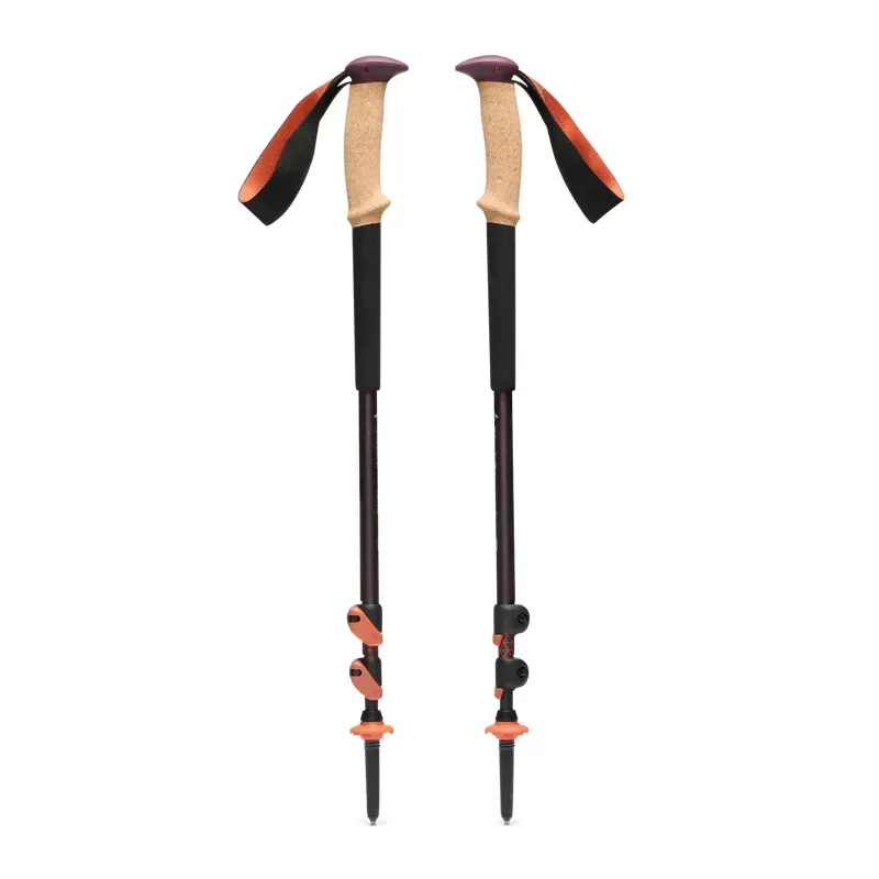 Black Diamond Trail Cork Trekking Poles in Fig