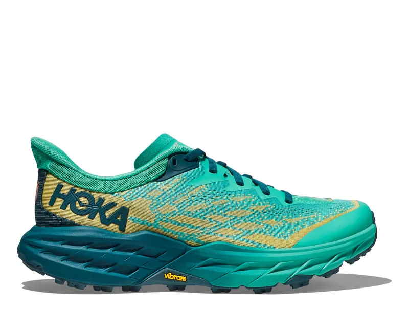 Hoka Speedgoat 5 Trail Running Shoe Womens  in Deep Teal/Water Garden