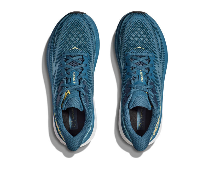 Hoka Clifton 9 Road Running Shoe Mens in Midnight Ocean/Bluesteel-1