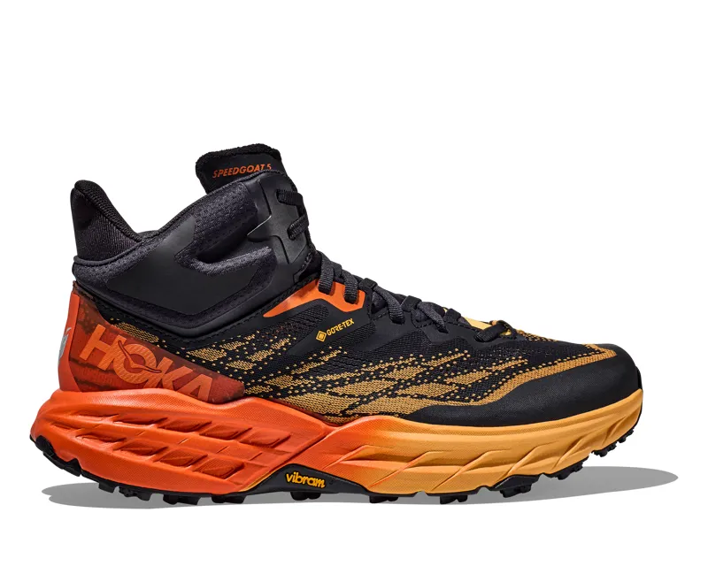 Hoka One One HOKA Speedgoat 5 GORE-TEX Mid Blue Graphite Amber - Men\'s Boots - S Hoka MEN main image 3