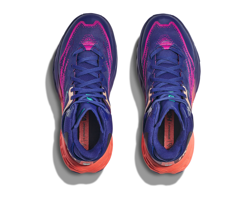 Hoka Speedgoat 5 Mid GTX Womens in Bellwether Blue/Camellia-1