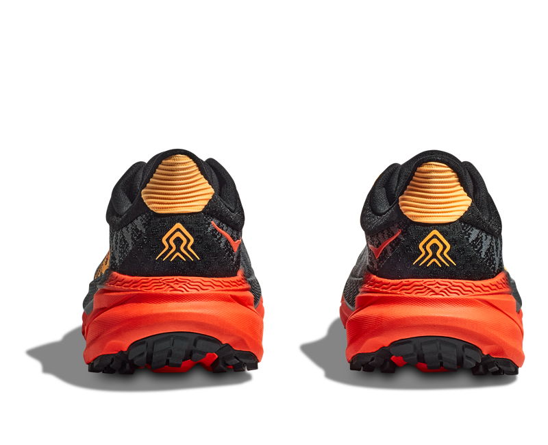 Hoka Challenger ATR 7 Trail Running Shoe Mens in Castlerock/Flame-4