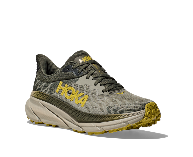 Hoka Challenger ATR 7 Mens in Olive Haze/Forest Cover-5