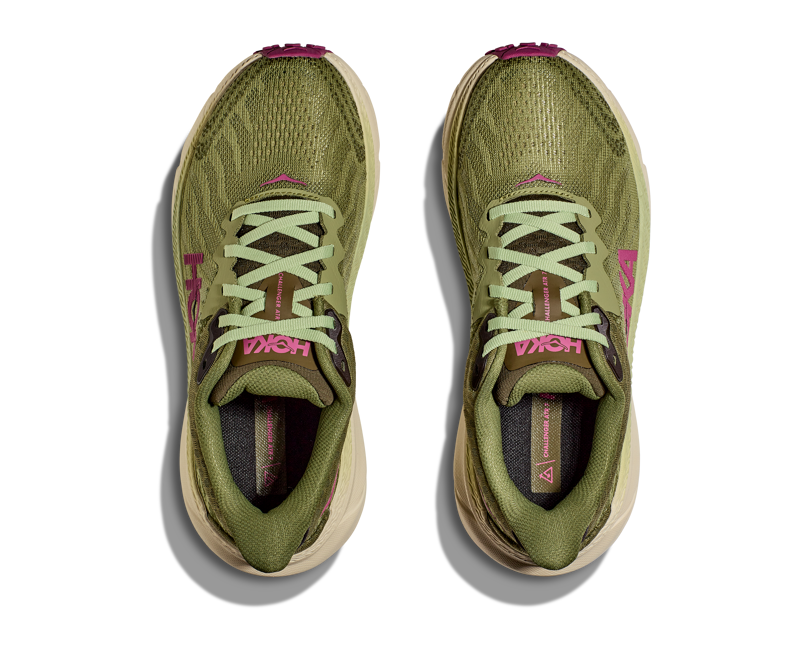 Hoka Challenger ATR 7 Womens in Forest Floor/Beet Root-1