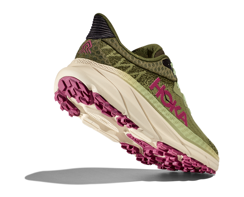Hoka Challenger ATR 7 Womens in Forest Floor/Beet Root-3