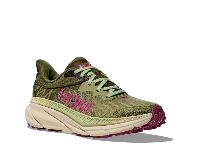 Hoka Challenger ATR 7 Womens in Forest Floor/Beet Root-5