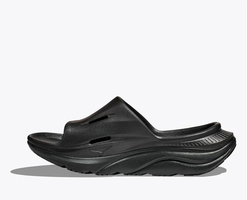 Hoka Ora Recovery Slide 3 Unisex in Black/Black-7
