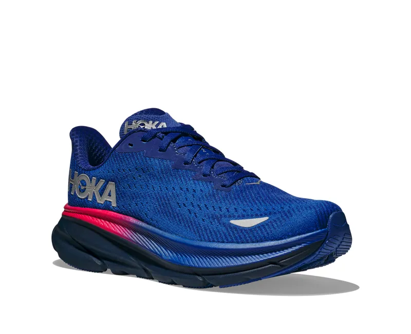 Hoka Clifton 9 Gore-Tex Womens in Dazzling Blue/Evening Sky-4