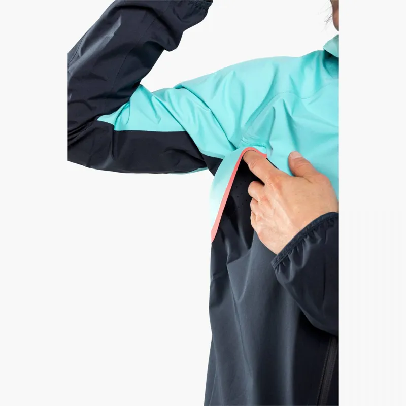 Dynafit Alpine GTX Waterproof Running Jacket Womens in Blue-4