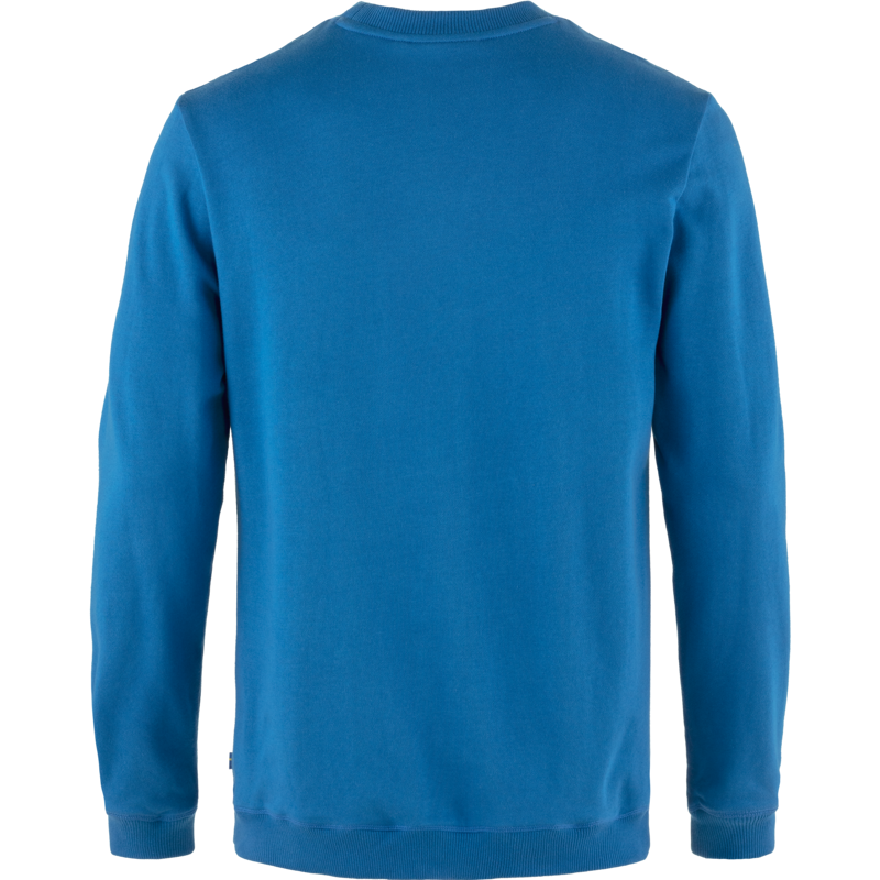 Fjallraven 1960 Logo Badge Sweater Mens in Alpine Blue-1
