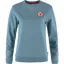 Fjallraven 1960 Logo Badge Sweater Womens in Dawn Blue
