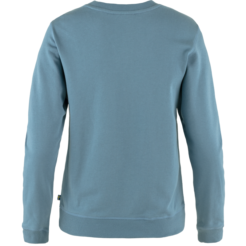 Fjallraven 1960 Logo Badge Sweater Womens in Dawn Blue-1