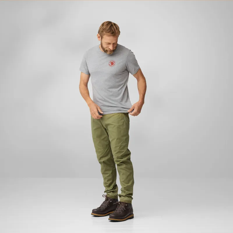 Fjallraven 1960 Logo T-Shirt Mens in Indigo Blue-2