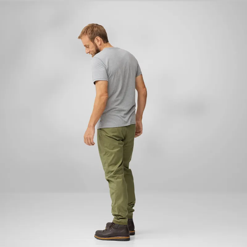 Fjallraven 1960 Logo T-Shirt Mens in Indigo Blue-3