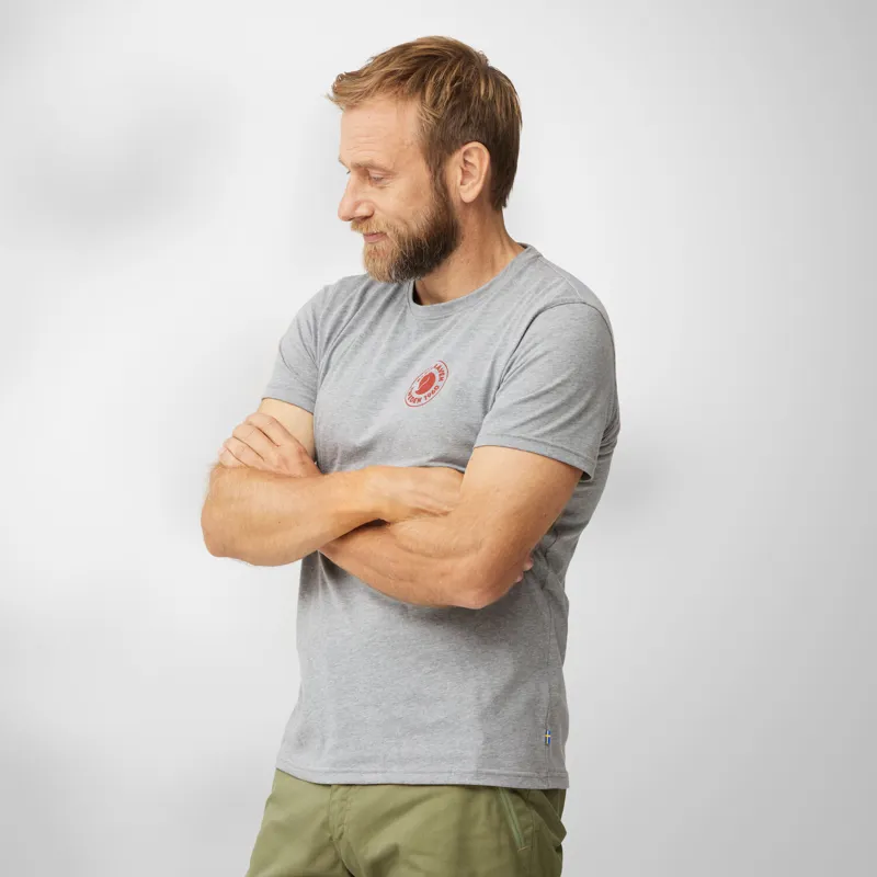 Fjallraven 1960 Logo T-Shirt Mens in Indigo Blue-4