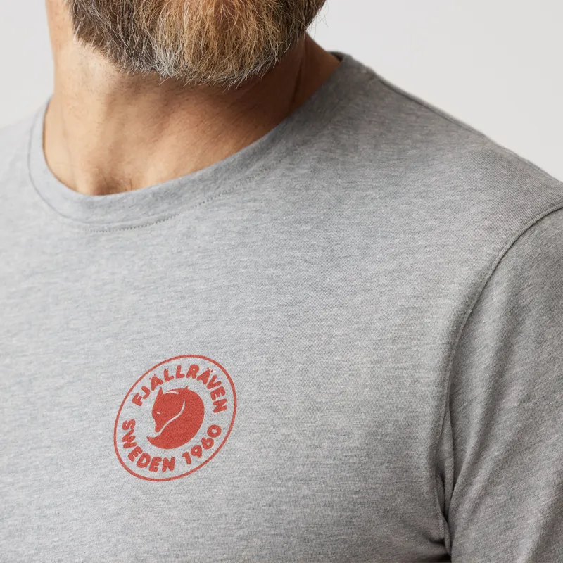 Fjallraven 1960 Logo T-Shirt Mens in Indigo Blue-5