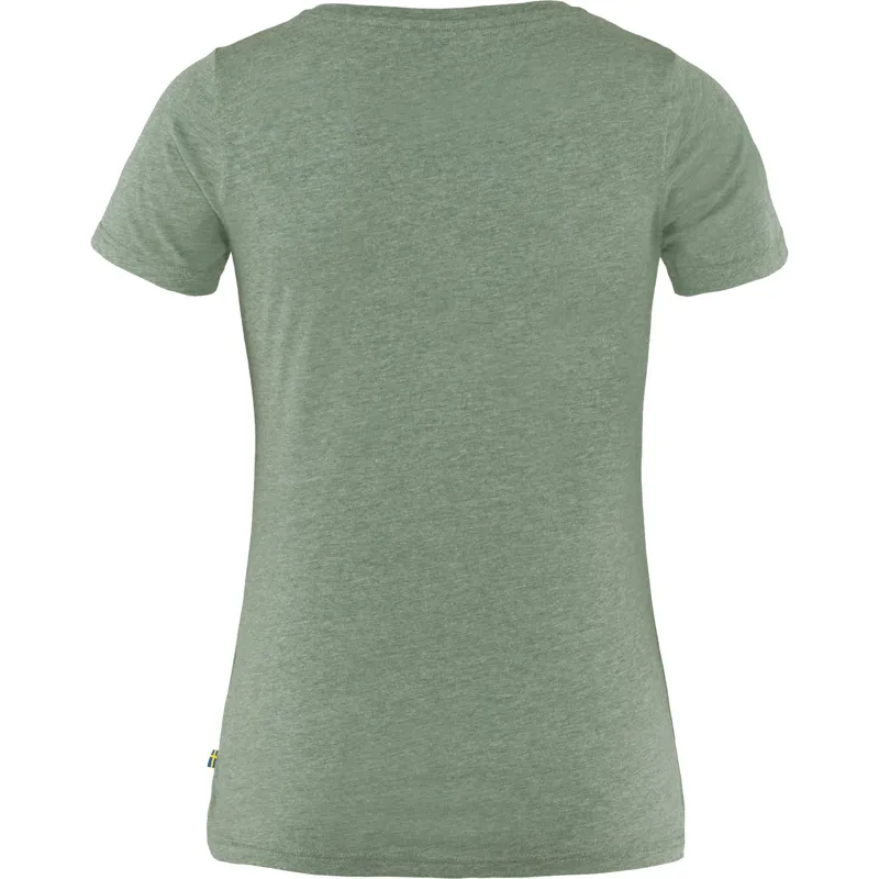 Fjallraven 1960 Logo T-Shirt Womens in Patina Green-Melange-1