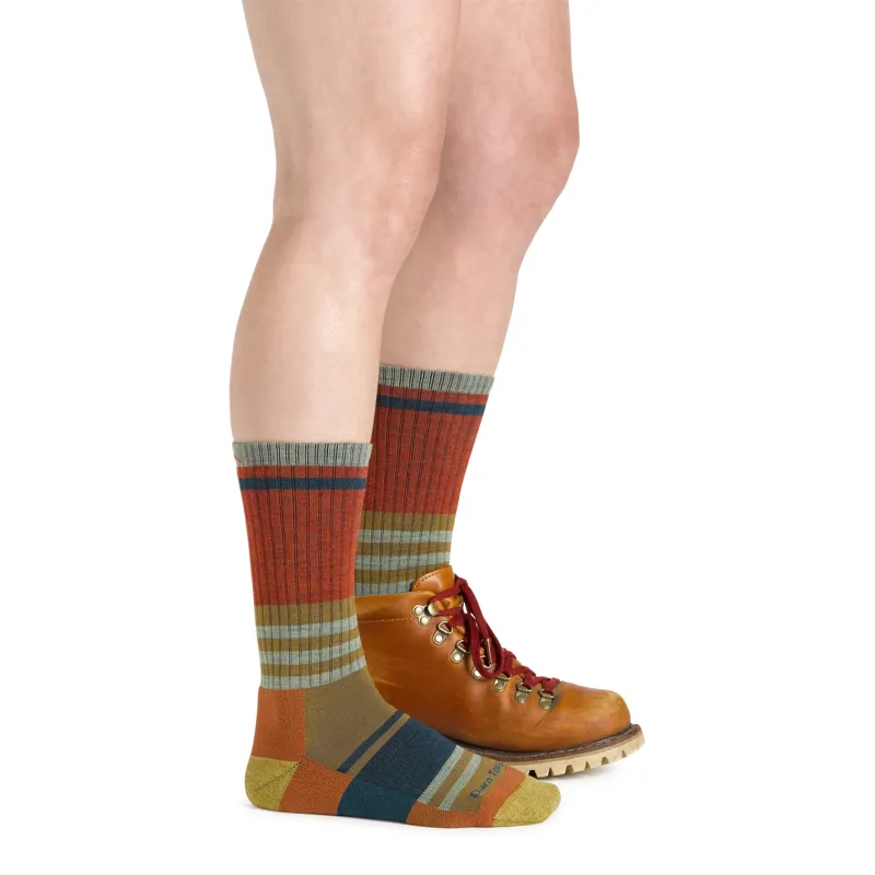 Darn Tough Her Spur Boot Lightweight With Cushion Socks Womens in Sandstone-2