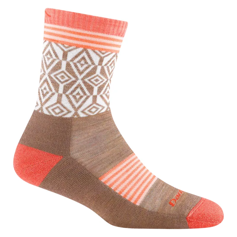 Darn Tough Sobo Micro Crew Lightweight With Cushion Socks Womens in Bark
