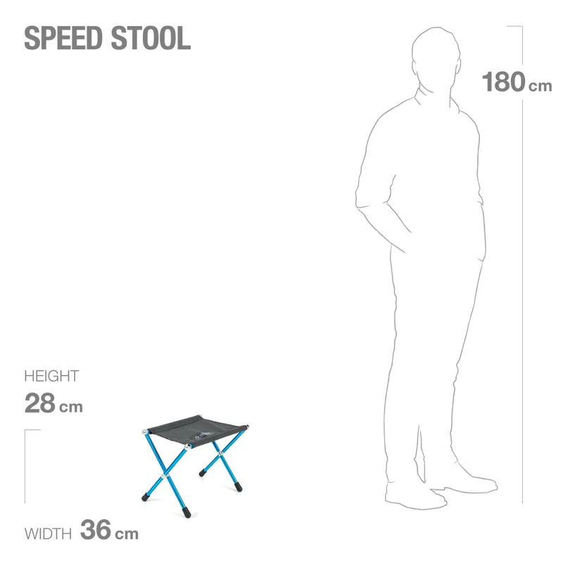Helinox Speed Stool in Cyan/Black-5
