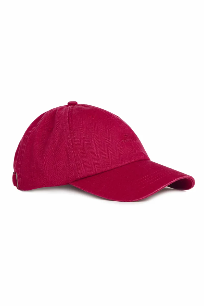 Weird Fish Scarfell Washed Branded Cap Unisex in Baked Apple