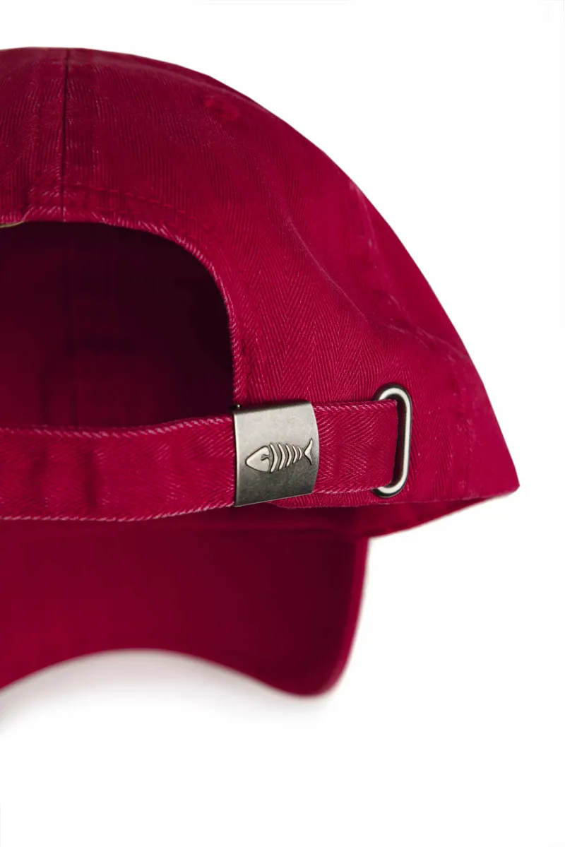 Weird Fish Scarfell Washed Branded Cap Unisex in Baked Apple-2