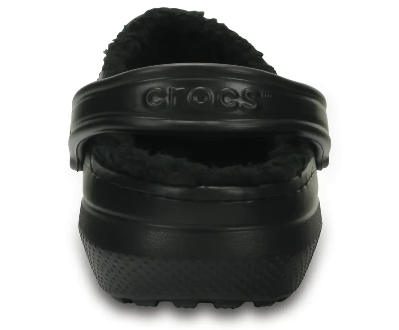 Crocs Unisex Classic Lined Clog in Black/Black-5