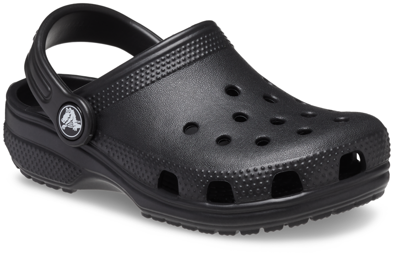 Crocs Classic Clog Kids in Black-3
