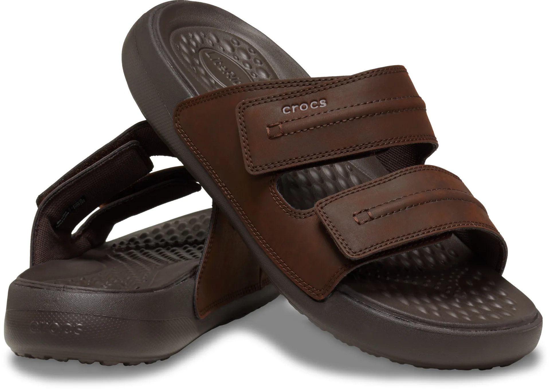 Crocs Yukon Vista II LR Flip Sandal in Espresso