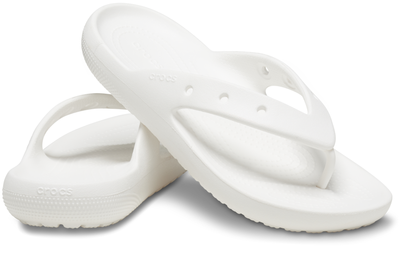 Crocs Classic Flip V2 in White-3