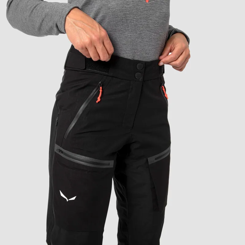 Salewa Sella 2l Ptx/Twr Trousers Womens in Black Out size 10-7