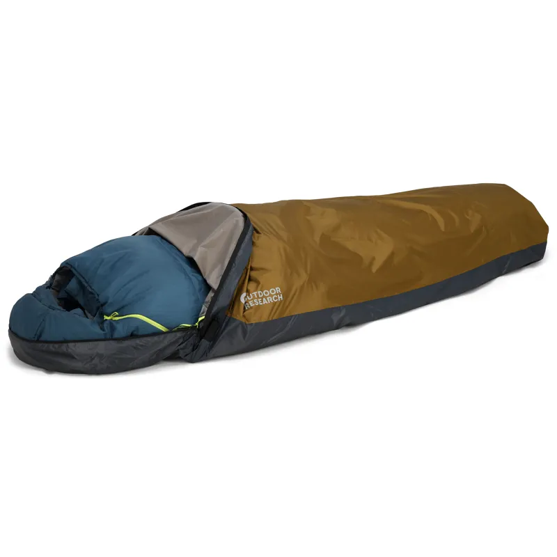 Outdoor Research Helium Bivvy PFAS Free in Coyote-2