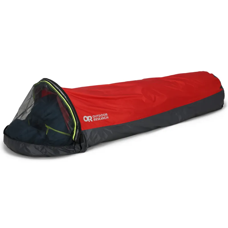 Outdoor Research Helium Bivvy PFAS Free in Cranberry-1