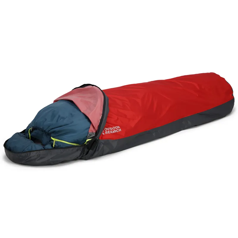 Outdoor Research Helium Bivvy PFAS Free in Cranberry-2