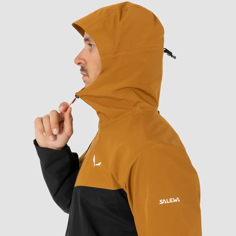 Salewa Puez GTX 2L Mens Jacket in Golden Brown-1