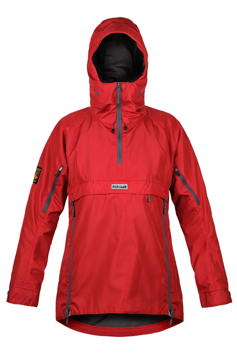Paramo Velez Adventure Smock Womens in Fire Red
