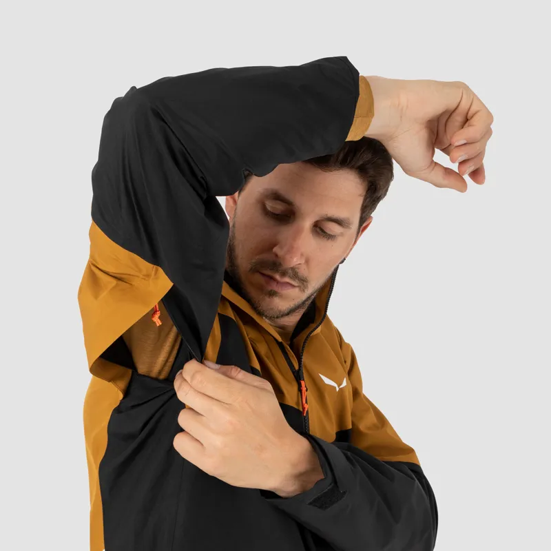 Salewa Puez GTX 2L Mens Jacket in Golden Brown-6