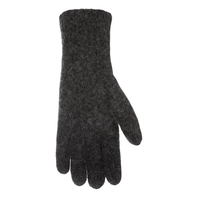 Salewa Walk Wool Gloves in Carbon-1