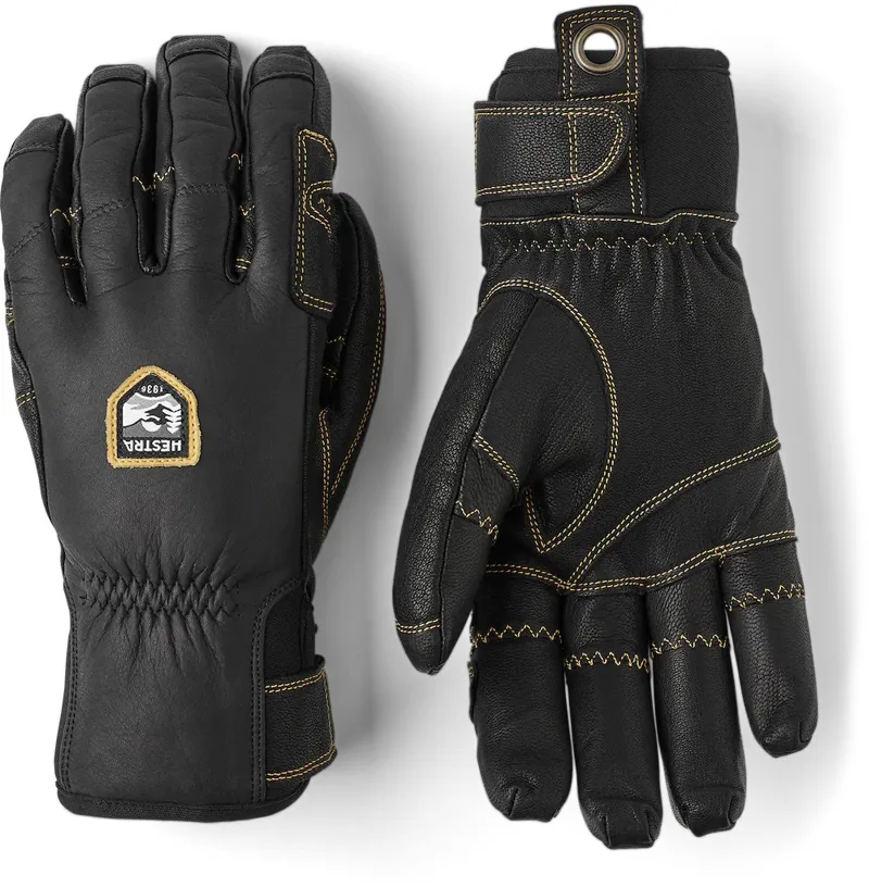 Hestra Ergo Grip Incline 5 Finger Glove in Black